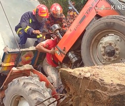 Another Indian Farmer Destroyed by His Own Tractor