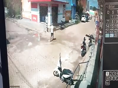 Bus Left No Chance For Them 