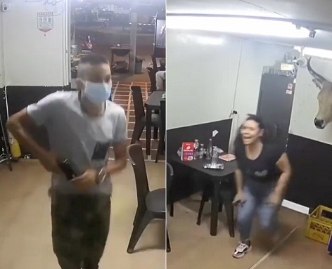 Scumbag Shoots Unresisting Woman During Robbery