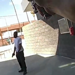 LAPD Cop Shoots Armed Man Outside The Olympic Community Police Station in Pico-Union