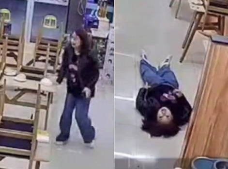 Woman Collapses and Dies Of Heart Attack