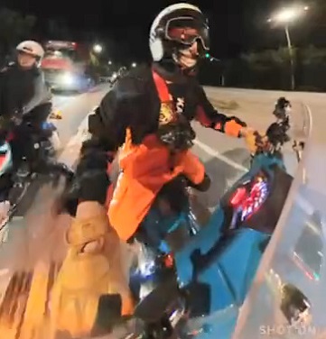 Biker Films His Mate Fatally Hit By Drunk Driver