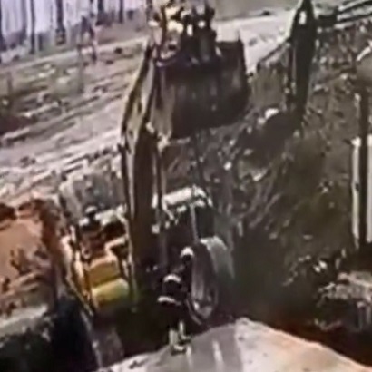 Worker Crushed to Death by Backhoe Loader