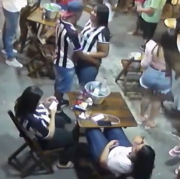 Drinks at Busy Bar Interrupted With a Headshot (Action & Aftermath)