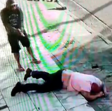 Security Guard Killed In Cold Blood {Two Angles & Aftermath}