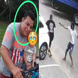 Dude Gunned Down At Parking Lot In Brazil.