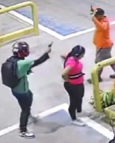 Gunned Down at Gas Station In Colombia 