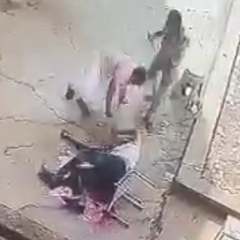 Man Drinking Tea Killed With Knives By Two Fucking Assholes