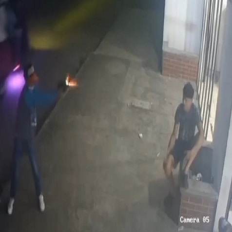 Dude Chilling Outside Surprised by Sicario {CCTV & Aftermath}