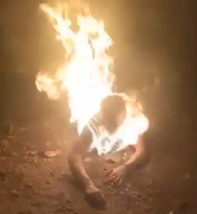His Nightmare Came True: Man Burns Alive In Congo (New Footage)