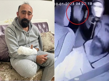 Guy Attacks a Taxi Driver With a Rock In Turkey