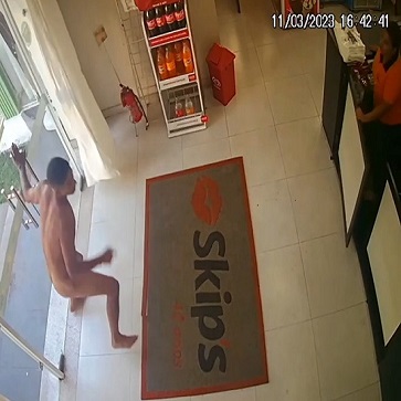 Nude Dude Enters Bakery, Assaults Employee Before Arrested