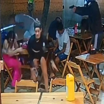 Beer With Friends Interrupted By Ruthless Hitman