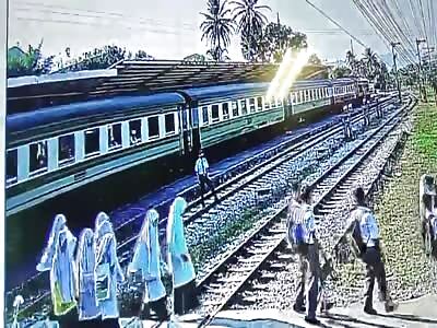 Bad Idea To Get Off A Moving Train