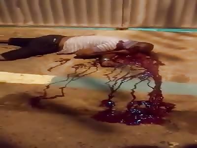 Man shot in the head dead