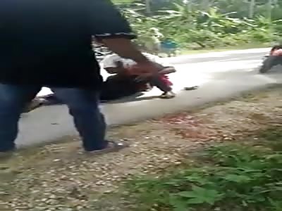 Bad accident dead person