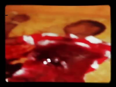 black shot dead bloody 