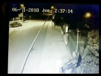 Crazy traffic accident 