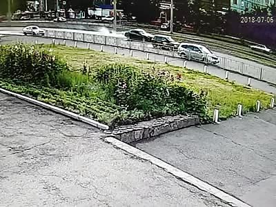 Guy walking killed by car 