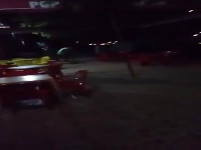 Thief gets hit a few times 