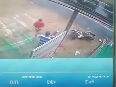 Biker killed by bus 