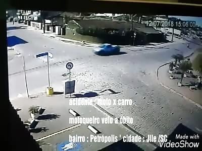 Speeding biker killed in accident 