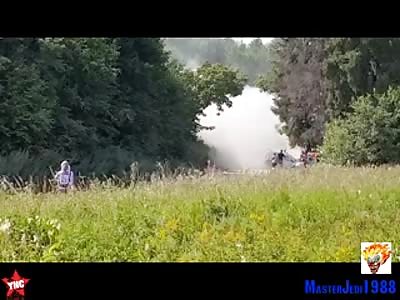 Race car accident Estonia 