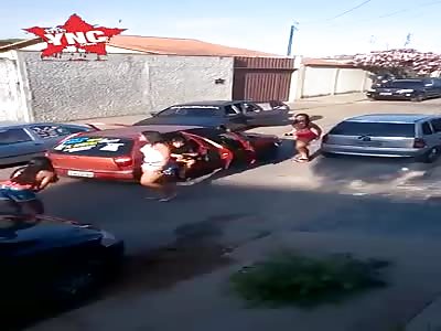 How many bitches can you fit in one small car 