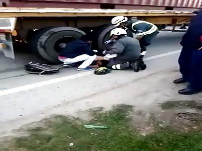 Truck accident man killed 