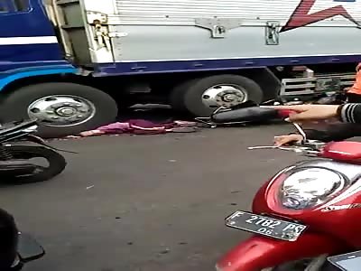 Killed by big truck 