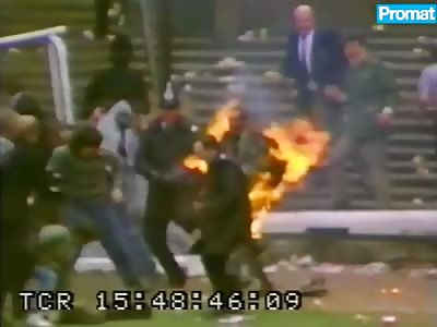 Fireman? On fire man!