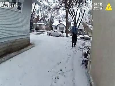 Police shoot and kill a suicidal man armed with a knife