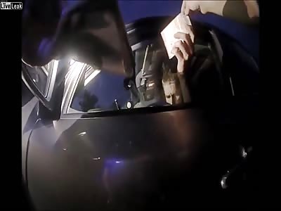 Murder Suspect Pulling Gun On Cop