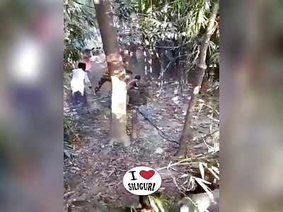 Leopard human conflict at Raichanga village, Falakata in Dooars