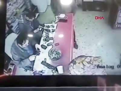 The smartphone exploded