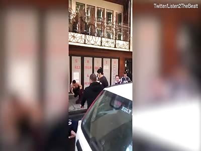 Intense brawl breaks out during Patriots victory parade