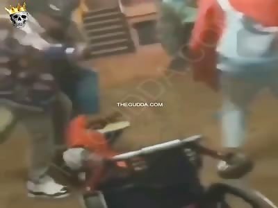 Dudes Jump A Disabled Man In His Wheelchair!