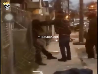 Dude Got Held Up Against The Fence Alonzo Training Day Style....