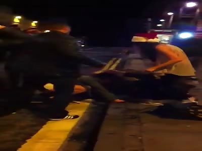 Scottish Girls Street Fight