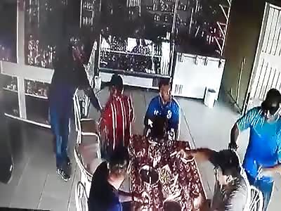 Shocking execution of a local deputy and shooting into his friends