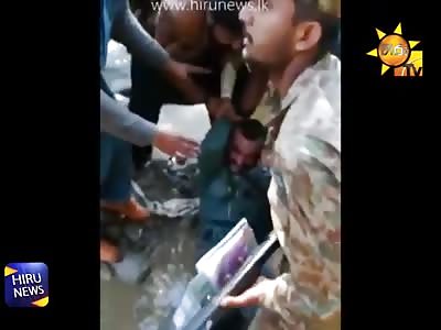 A captured Indian pilot of a combat aircraft