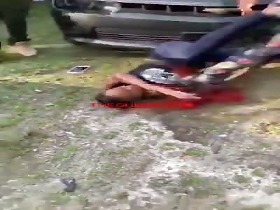 Girl Got The Brakes Beat Off Her....