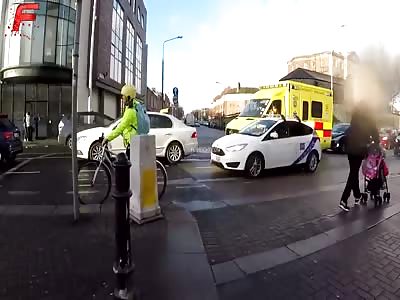 A Dad Almost Got His Kid Ran Over Chasing His Hat In The Wind