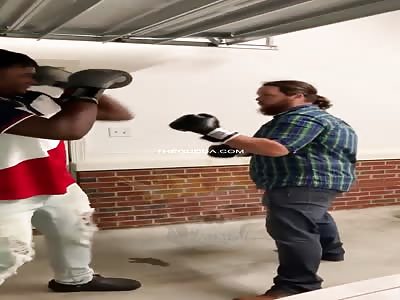 Dude Gets Knocked Out But Keeps Coming Back For More!