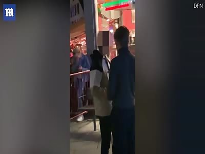 Thugs floor unsuspecting stranger with single punch in Norway