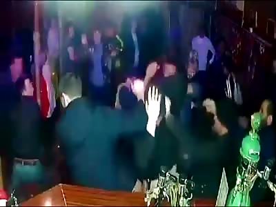 massive bar fight