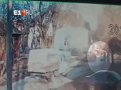 Schoolgirl crushed by car.