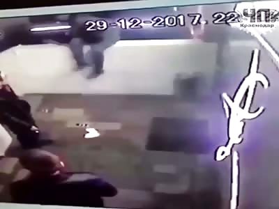 the man died trying to climb the railing