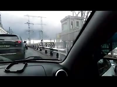 Captured the last seconds of the girl's life