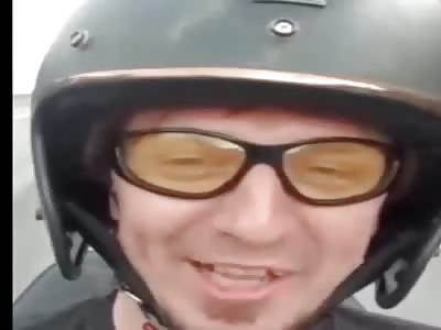 The last video of the motorcyclist...